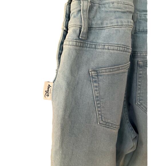 Disney Women's Our Universe Mickey Mouse 28 Overalls Blue Jeans Long Pant XS NEW - Picture 8 of 12